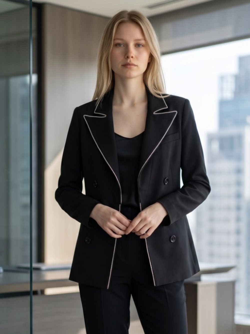 Designer blazer Gizia Designer Womans Black Blazer